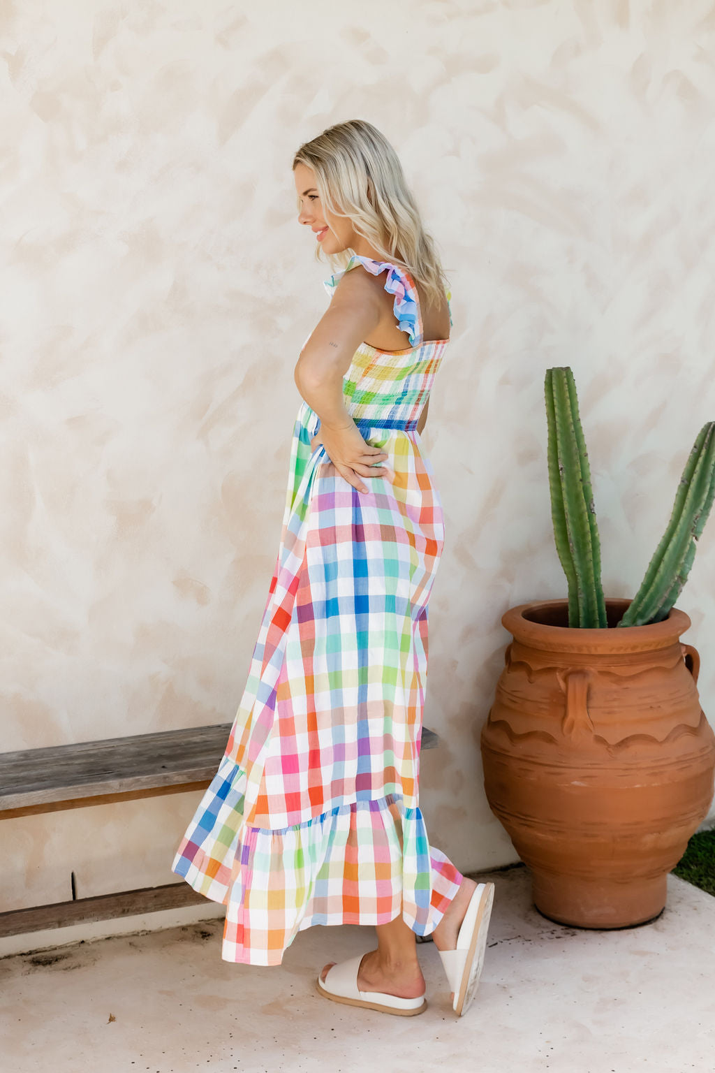 SUNLIGHT ESCAPE COTTON MAXI DRESS