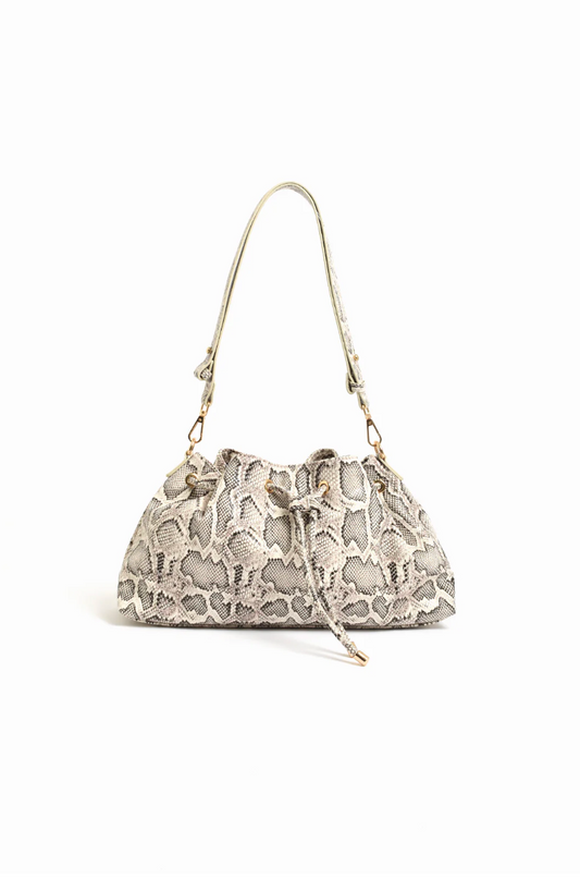 VIOLA GATHERED SNAKE BAG