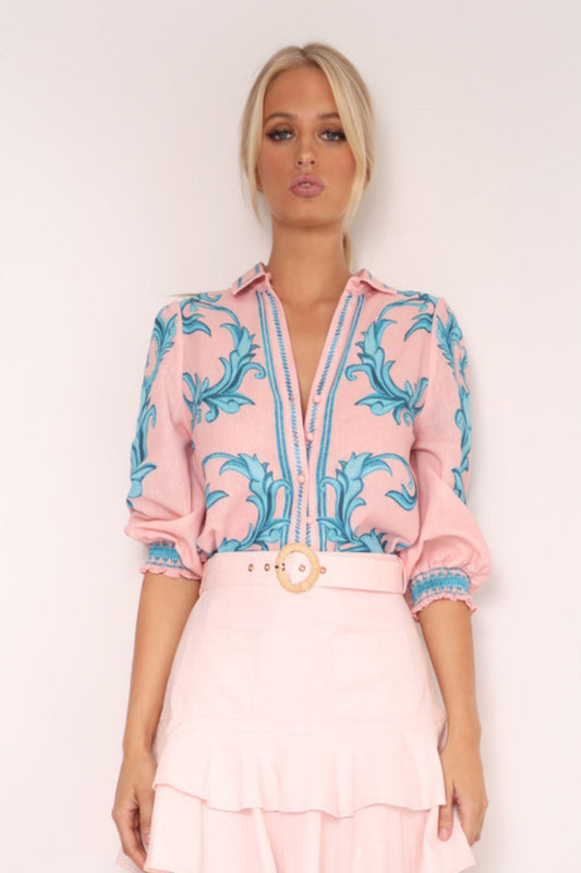 AMALFI SHIRT - PINK