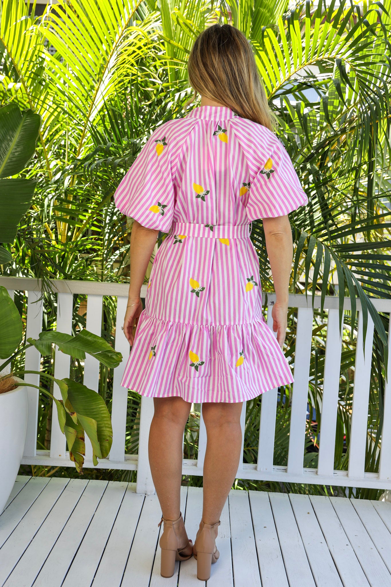 LEMON SPLICE DRESS - PINK