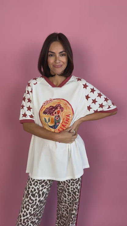 LA SIRENA OVERSIZED TEE