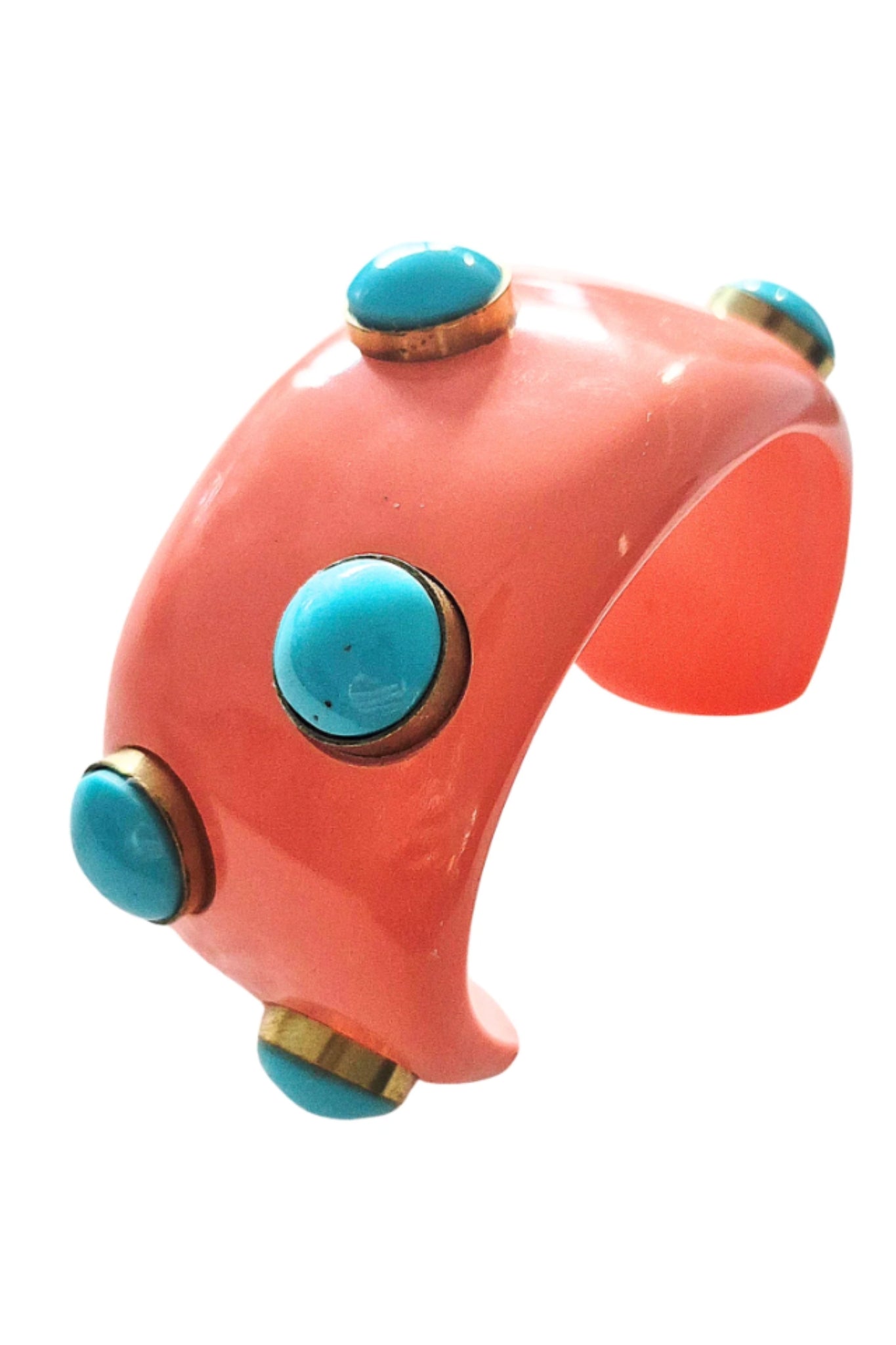 Joy Studded Bangle in Orange