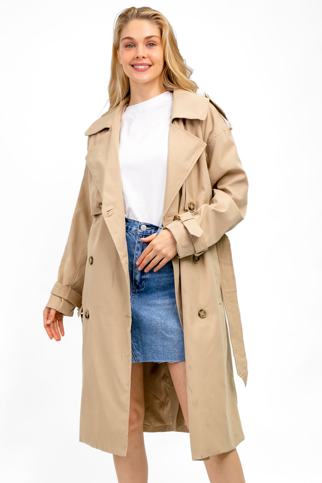 KATIE TRENCH COAT CAMEL