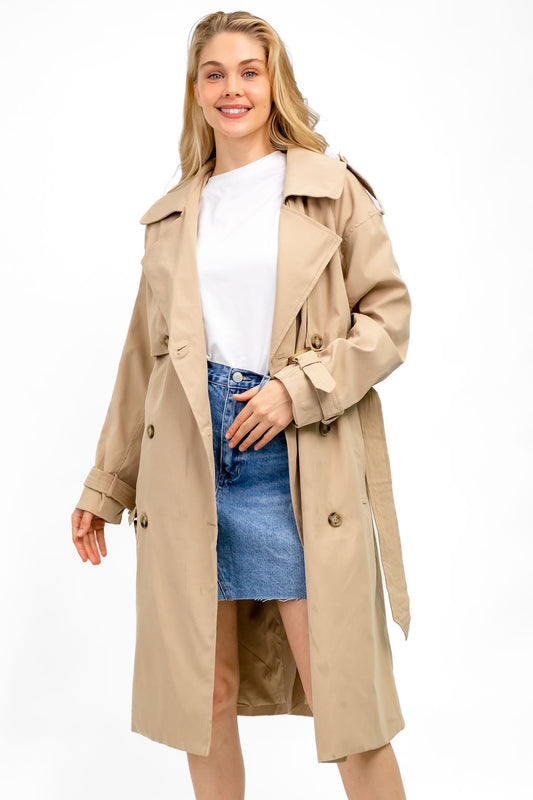 KATIE TRENCH COAT CAMEL